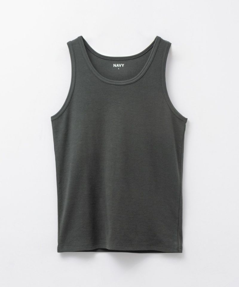 NAVY  テレコタンクトップ メンズ メール便 対応商品商品画像-27