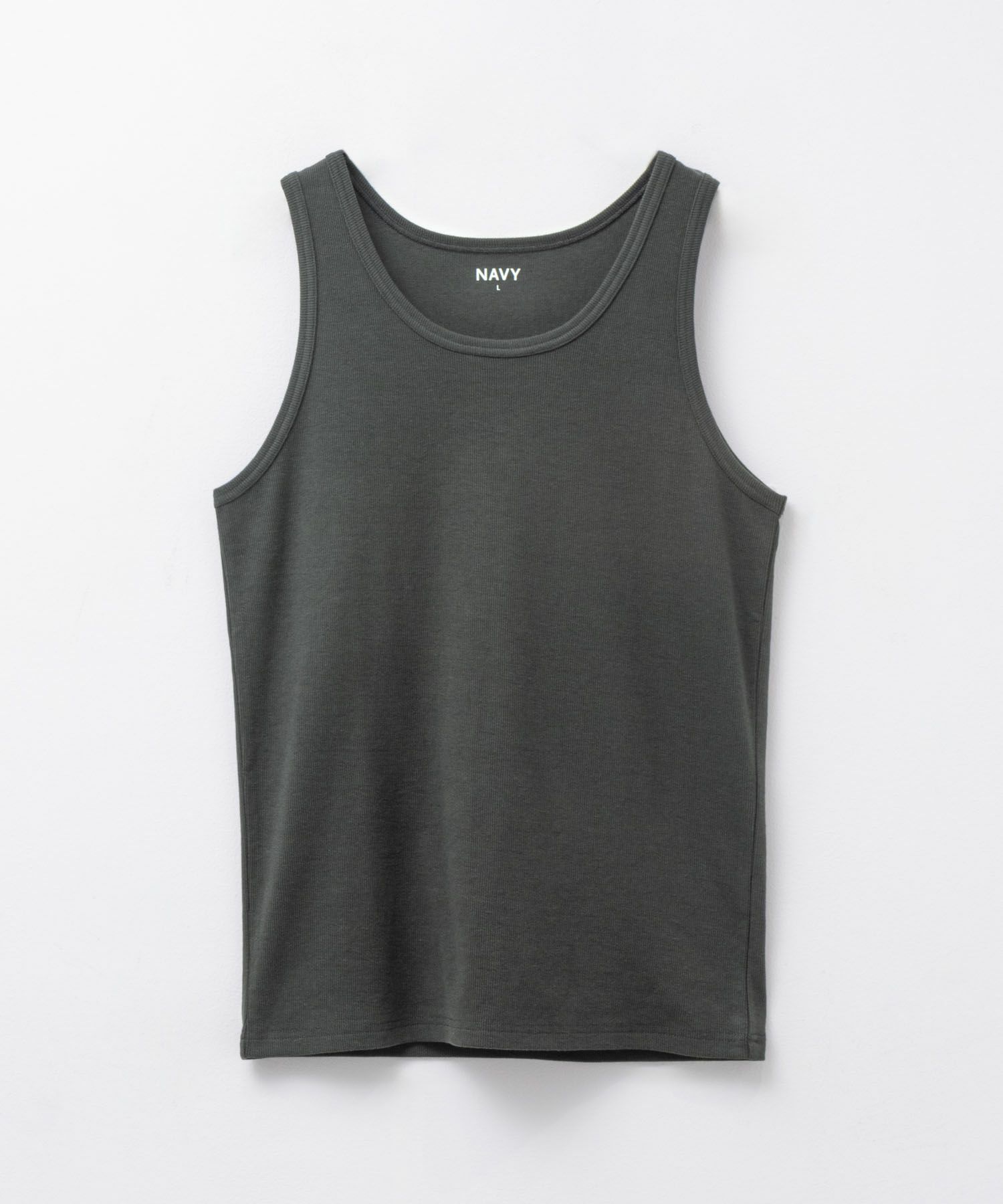NAVY  テレコタンクトップ メンズ メール便 対応商品商品サムネイル-27