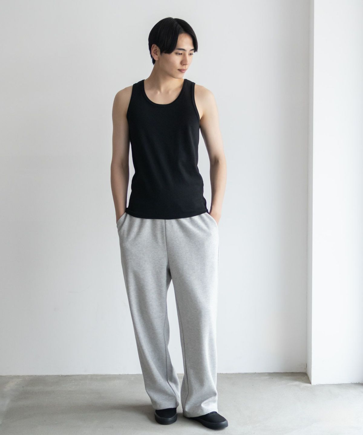 NAVY テレコタンクトップ メンズ ネコポス 対応商品