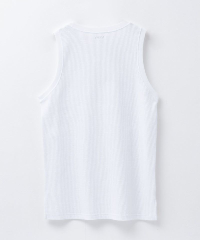 NAVY ワッフルロングタンクトップ メンズ メール便 対応商品商品画像-14