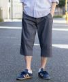 NAVY SARARI 裏メッシュドビークロップドパンツ メンズ