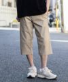 NAVY SARARI 裏メッシュドビークロップドパンツ メンズ