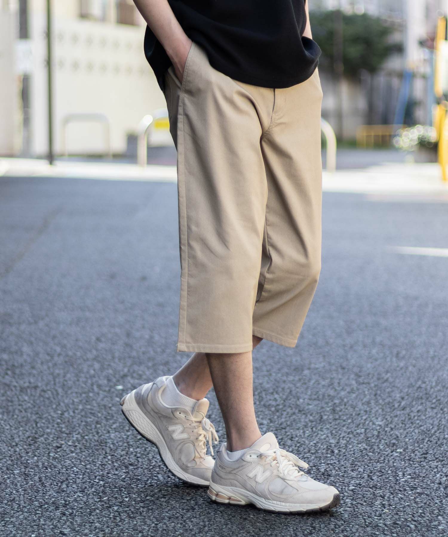 NAVY SARARI 裏メッシュドビークロップドパンツ メンズ商品画像-20
