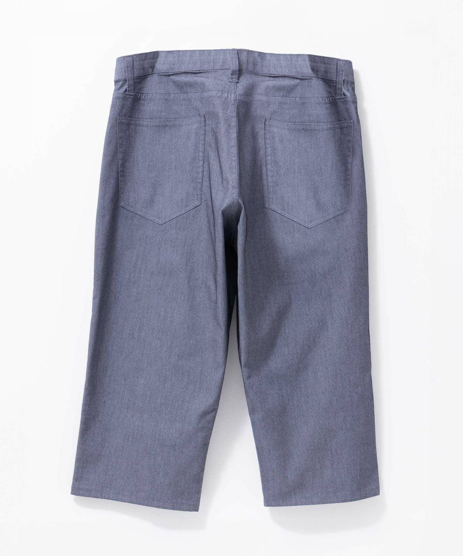 NAVY SARARI 裏メッシュドビークロップドパンツ メンズ