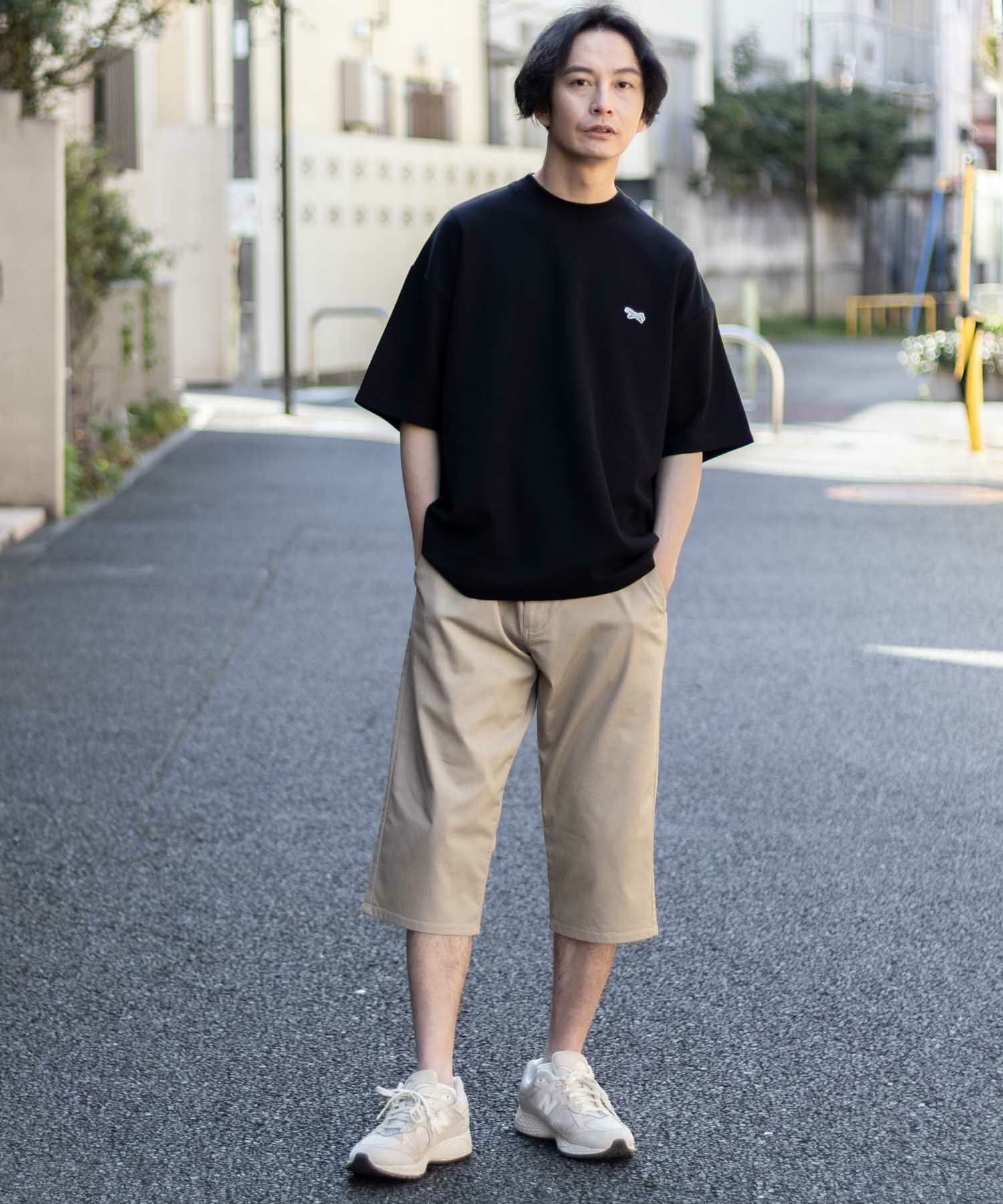 NAVY SARARI 裏メッシュドビークロップドパンツ メンズ商品画像-40