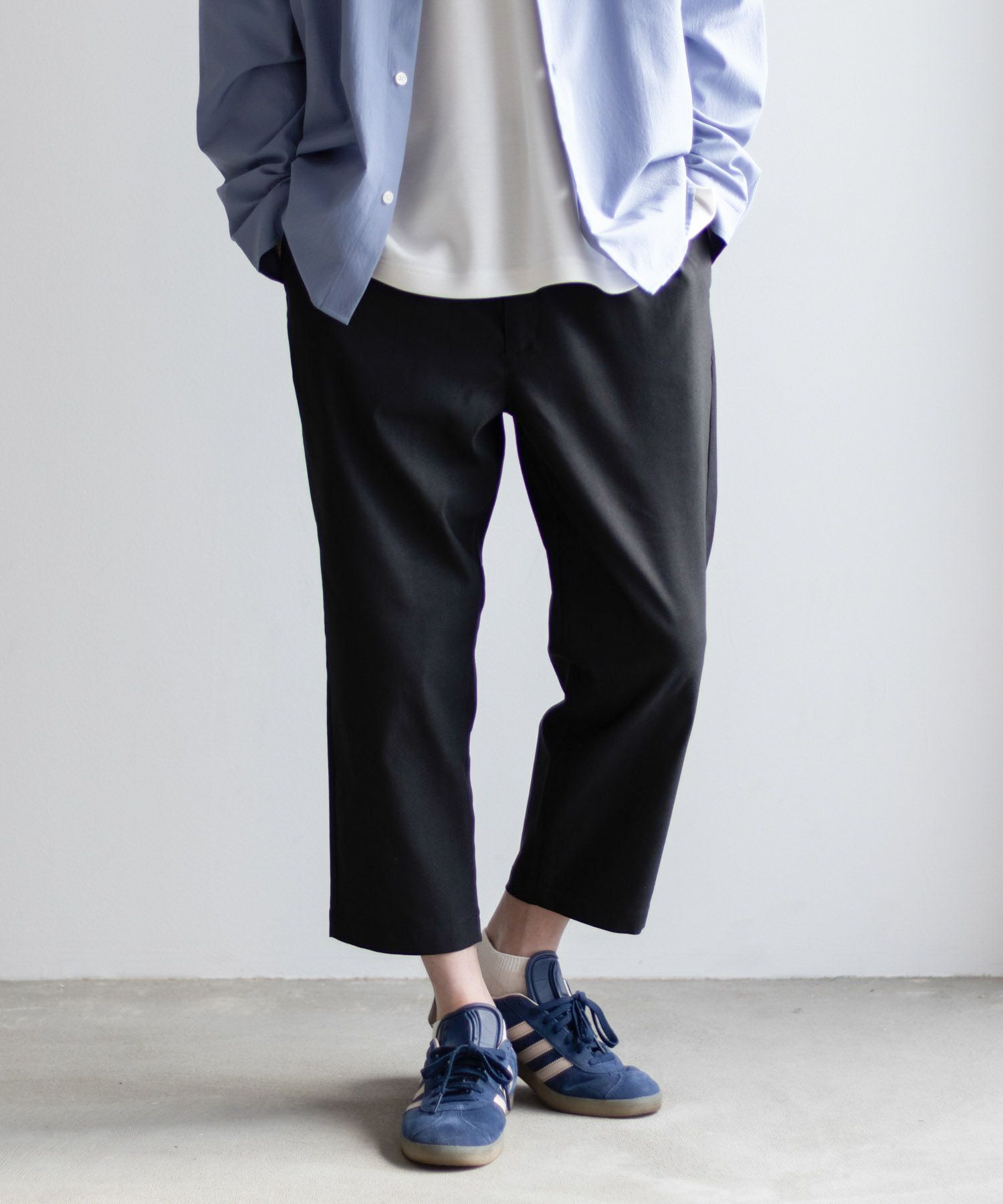 NAVY 毎日はきたくなるラクラクパンツ 「マイラク」クロップドパンツ メンズ