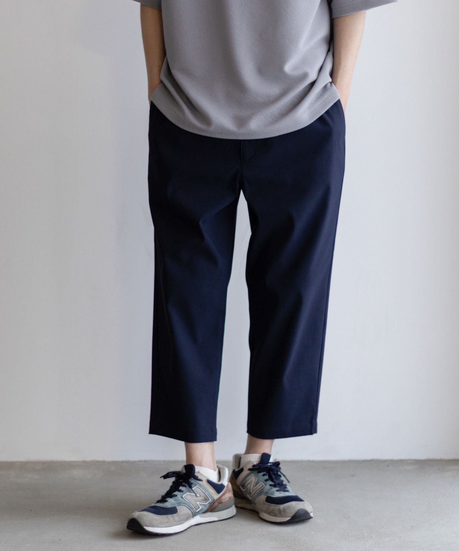 NAVY 毎日はきたくなるラクラクパンツ 「マイラク」クロップドパンツ メンズ