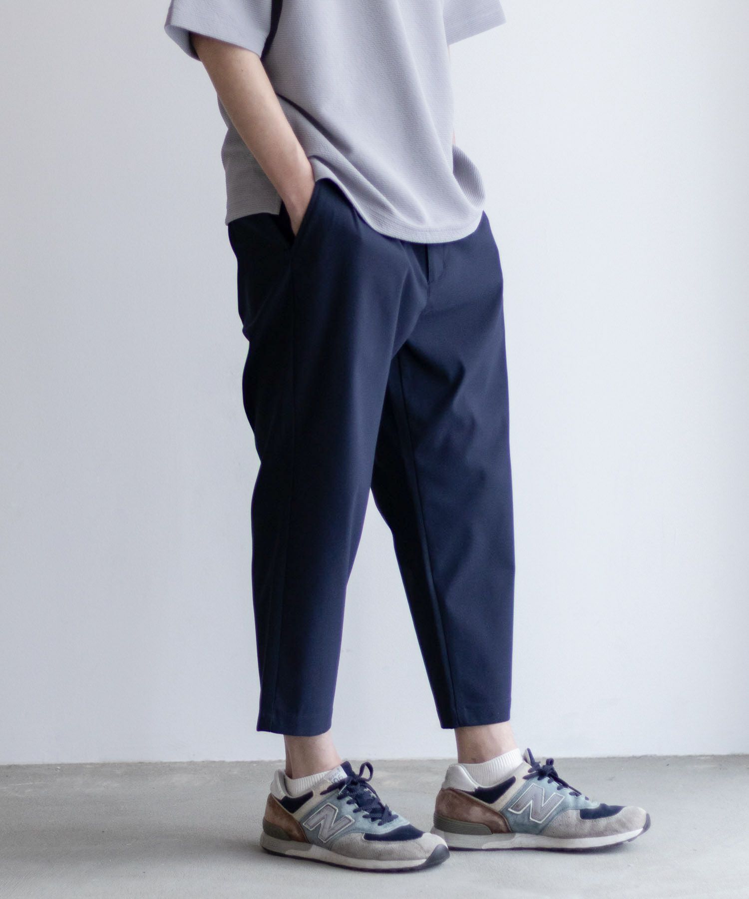 NAVY 毎日はきたくなるラクラクパンツ 「マイラク」クロップドパンツ メンズ商品画像-15