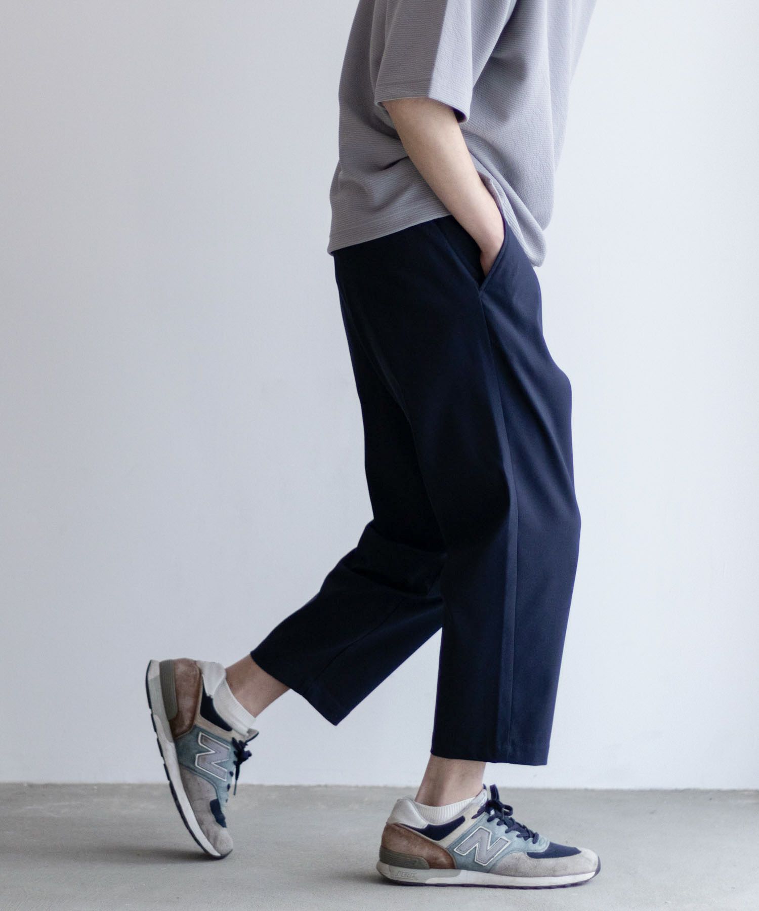 NAVY 毎日はきたくなるラクラクパンツ 「マイラク」クロップドパンツ メンズ商品画像-16