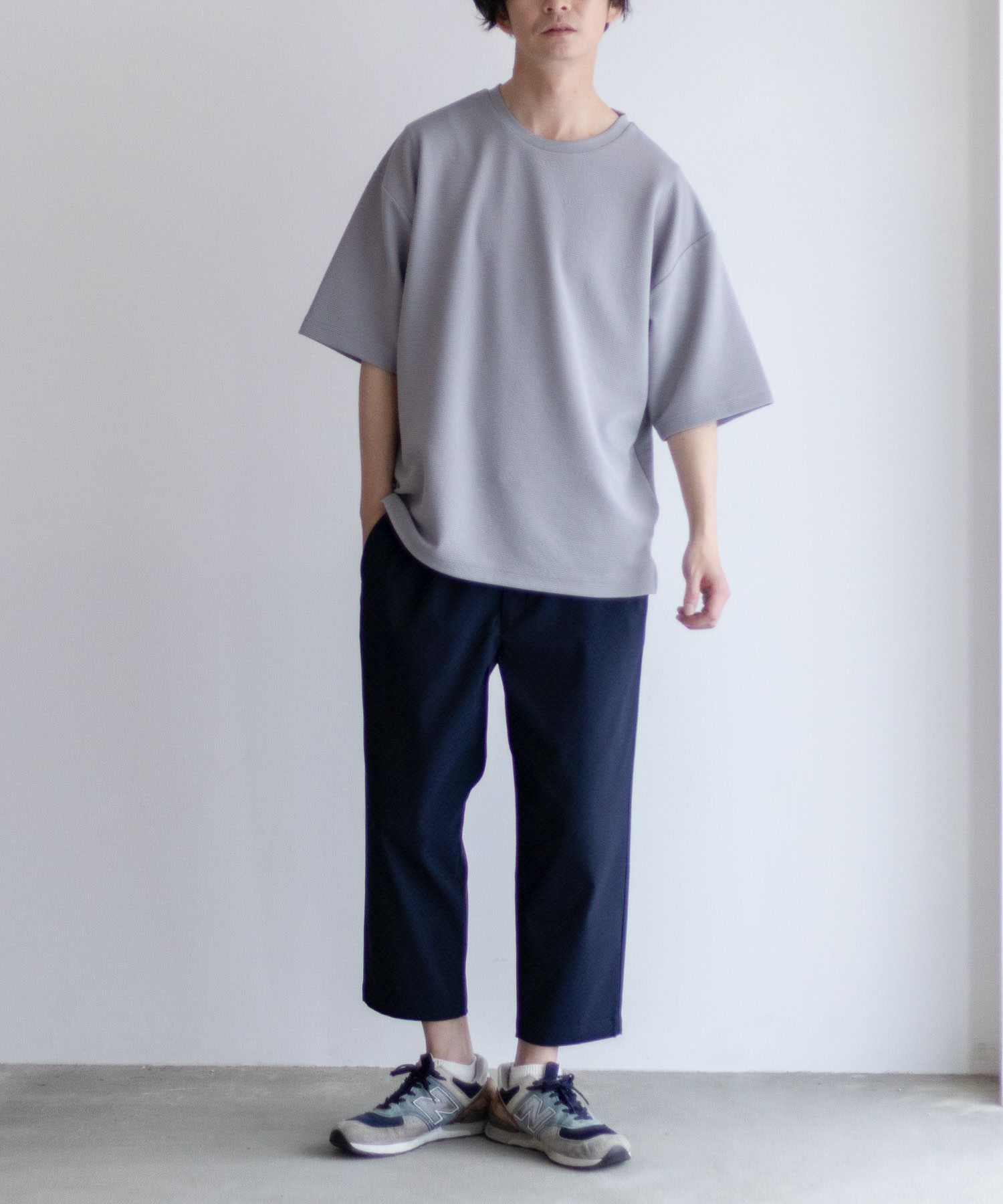 NAVY 毎日はきたくなるラクラクパンツ 「マイラク」クロップドパンツ メンズ