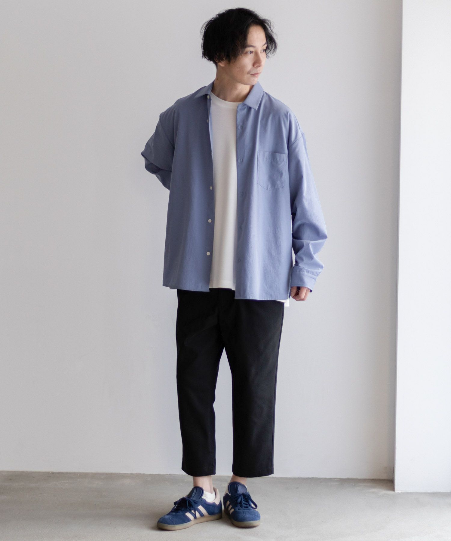 NAVY 毎日はきたくなるラクラクパンツ 「マイラク」クロップドパンツ メンズ