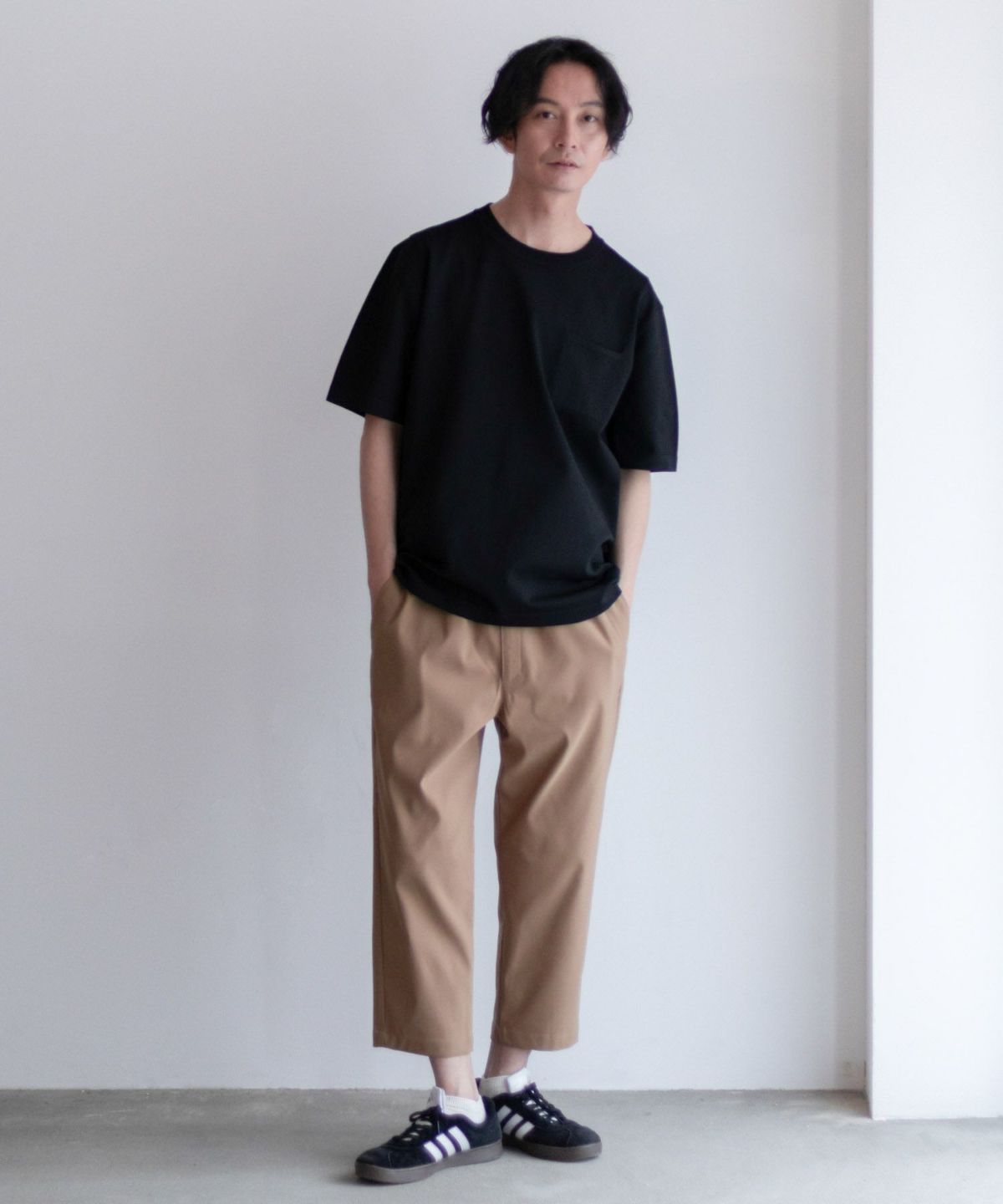 NAVY 毎日はきたくなるラクラクパンツ 「マイラク」クロップドパンツ メンズ