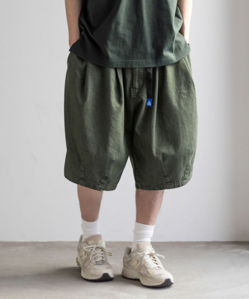 【WEB限定】GERRY  タックワイドショートパンツ メンズ商品画像-3