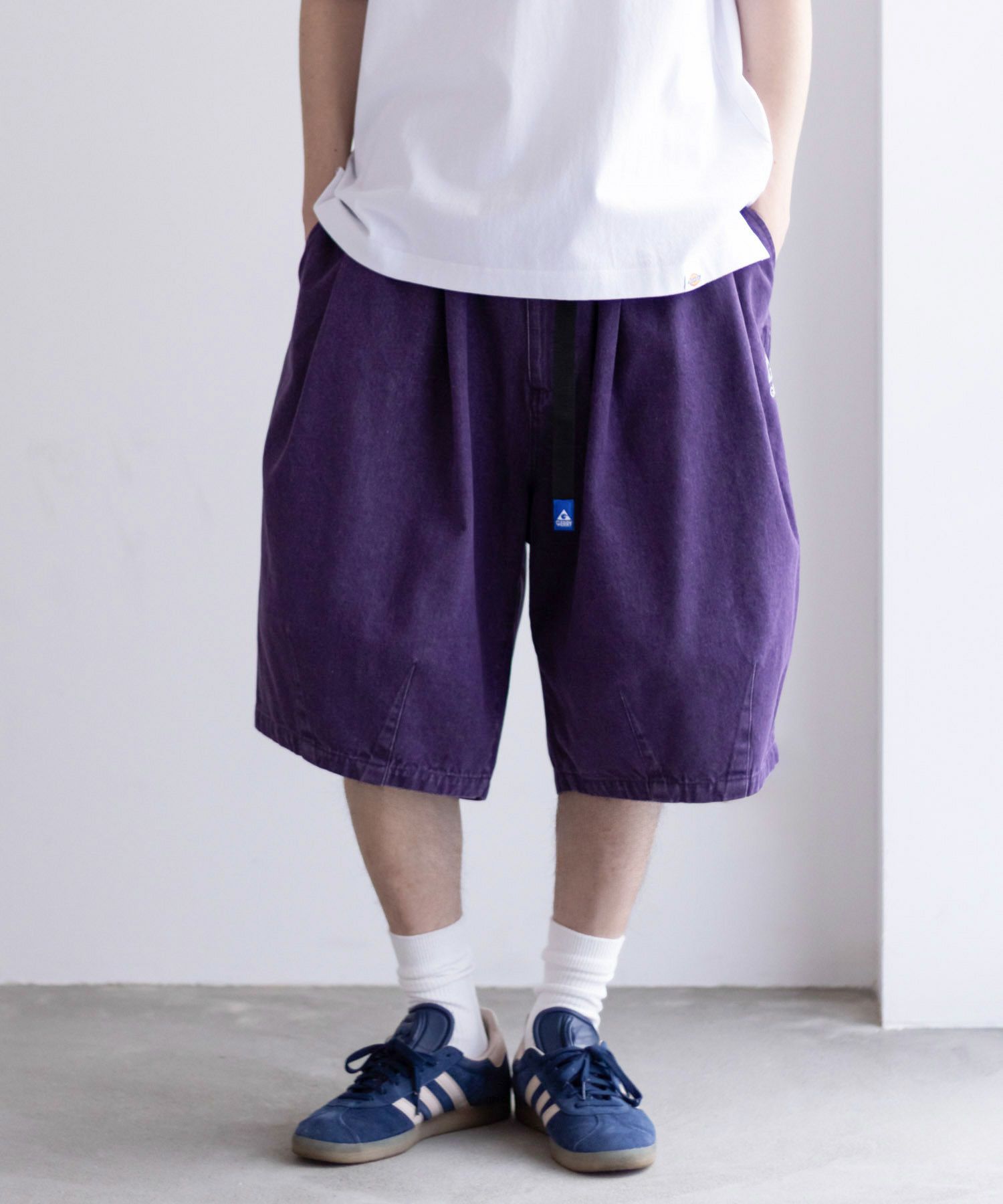 【WEB限定】GERRY  タックワイドショートパンツ メンズ商品サムネイル-4