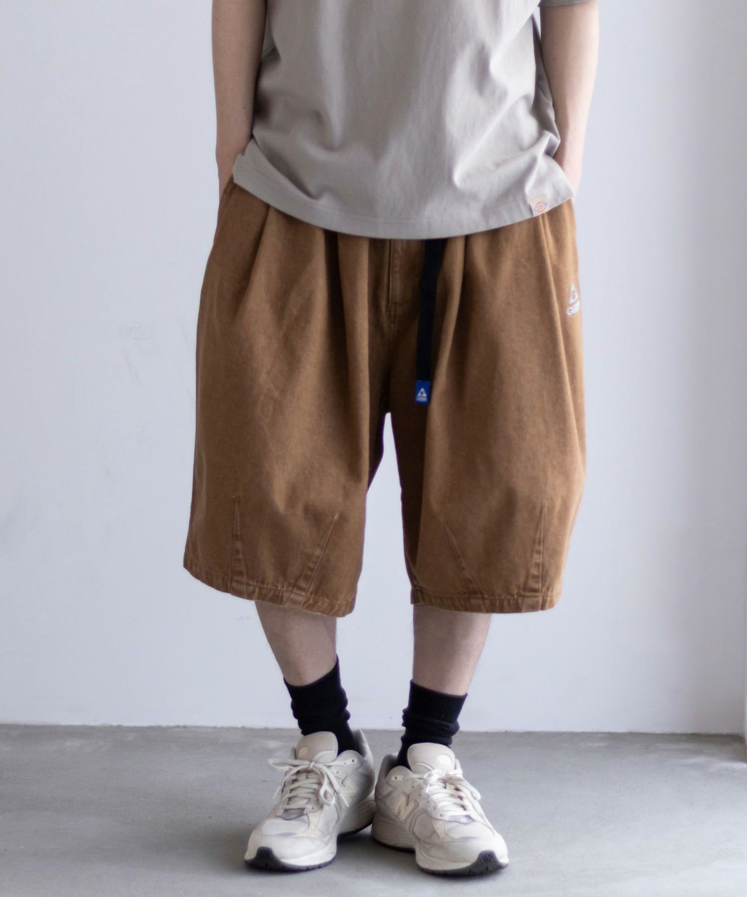 【WEB限定】GERRY  タックワイドショートパンツ メンズ商品画像-5