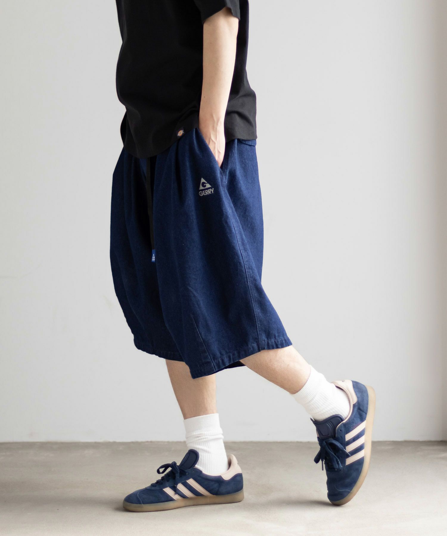 【WEB限定】GERRY タックワイドショートパンツ メンズ