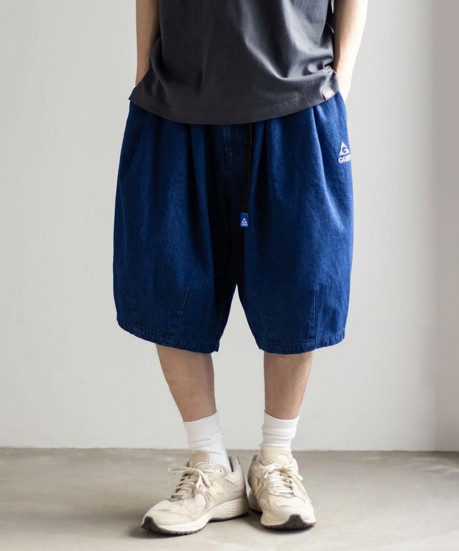 【WEB限定】GERRY タックワイドショートパンツ メンズ