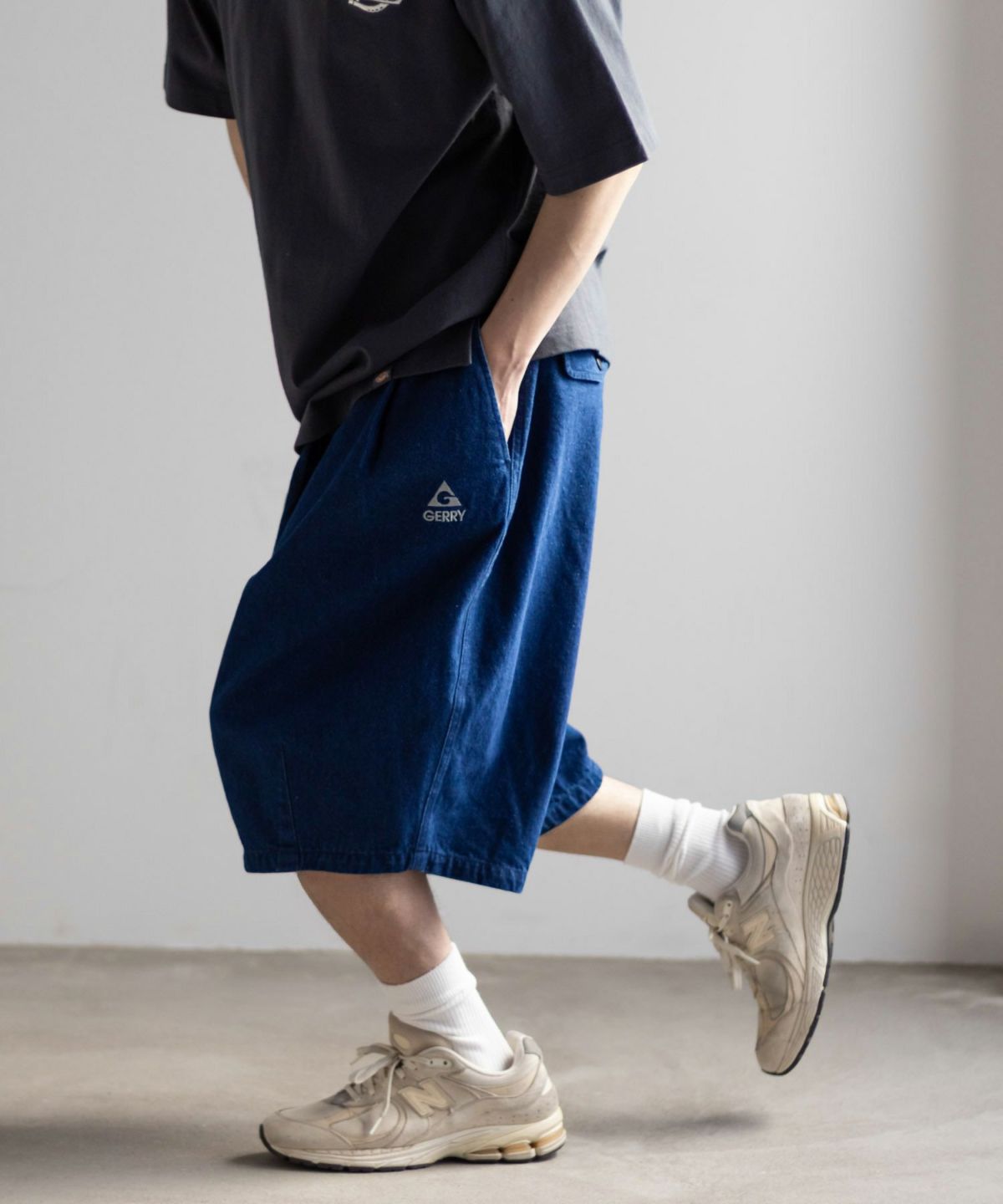 【WEB限定】GERRY タックワイドショートパンツ メンズ