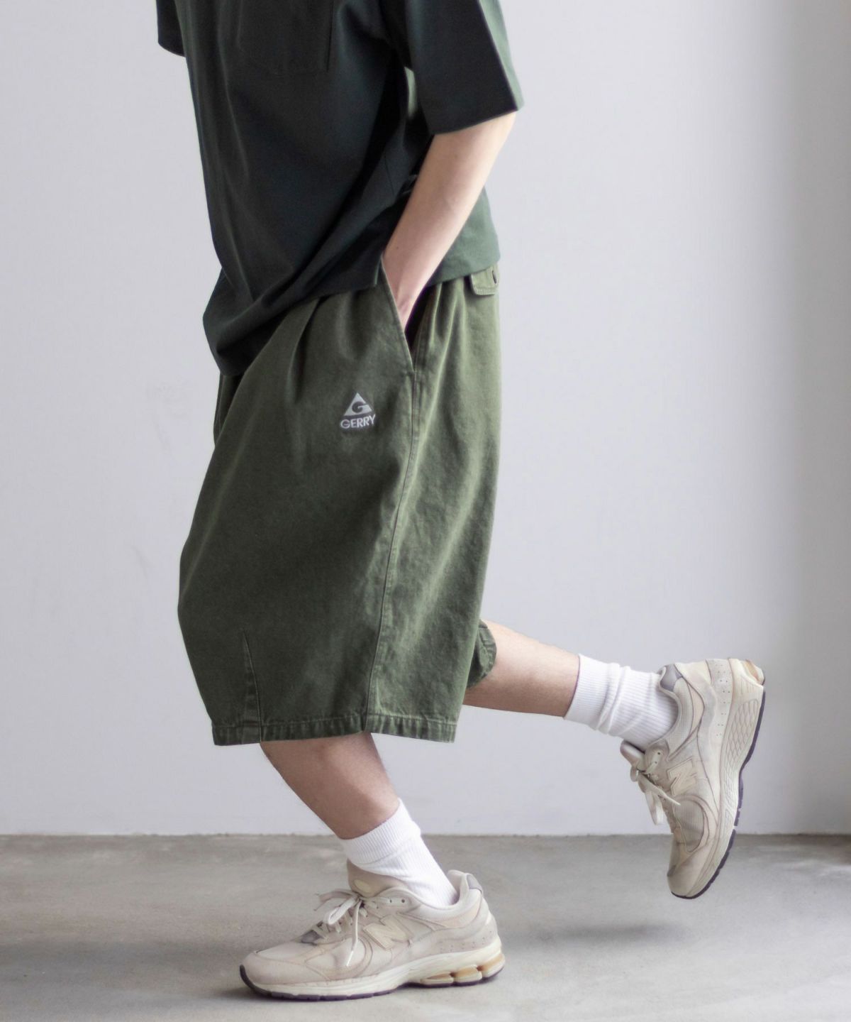 【WEB限定】GERRY タックワイドショートパンツ メンズ