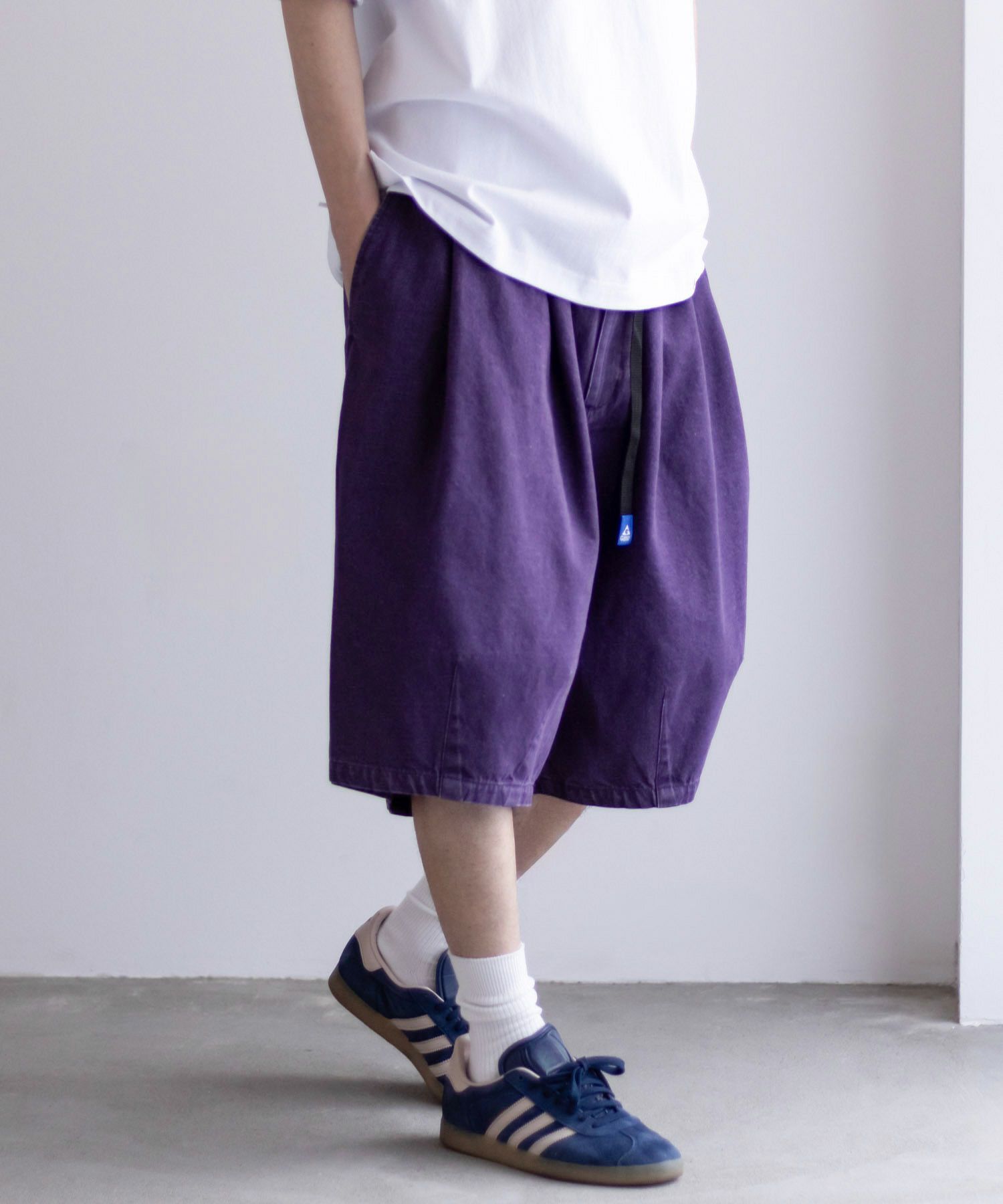 【WEB限定】GERRY タックワイドショートパンツ メンズ
