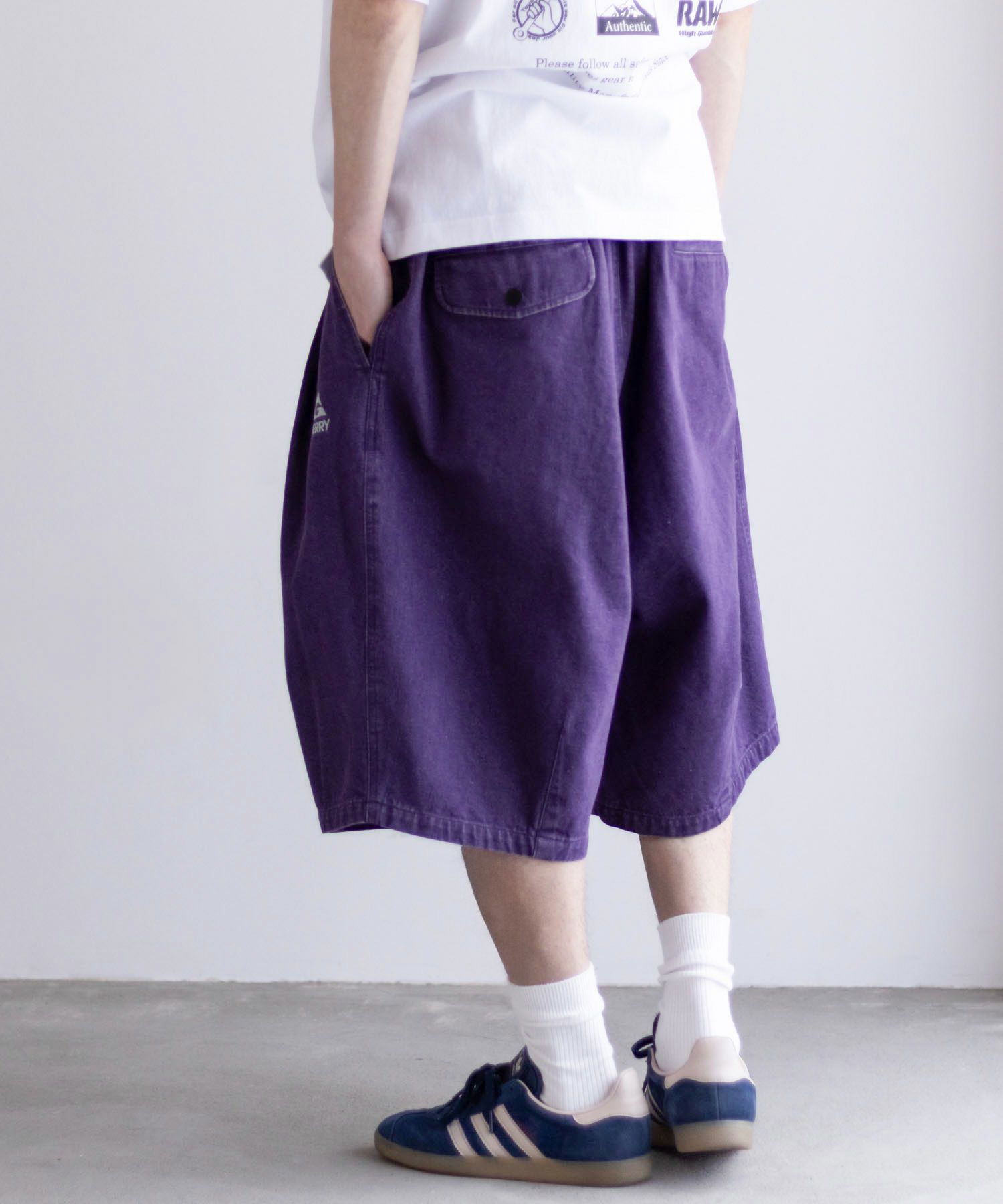 【WEB限定】GERRY タックワイドショートパンツ メンズ