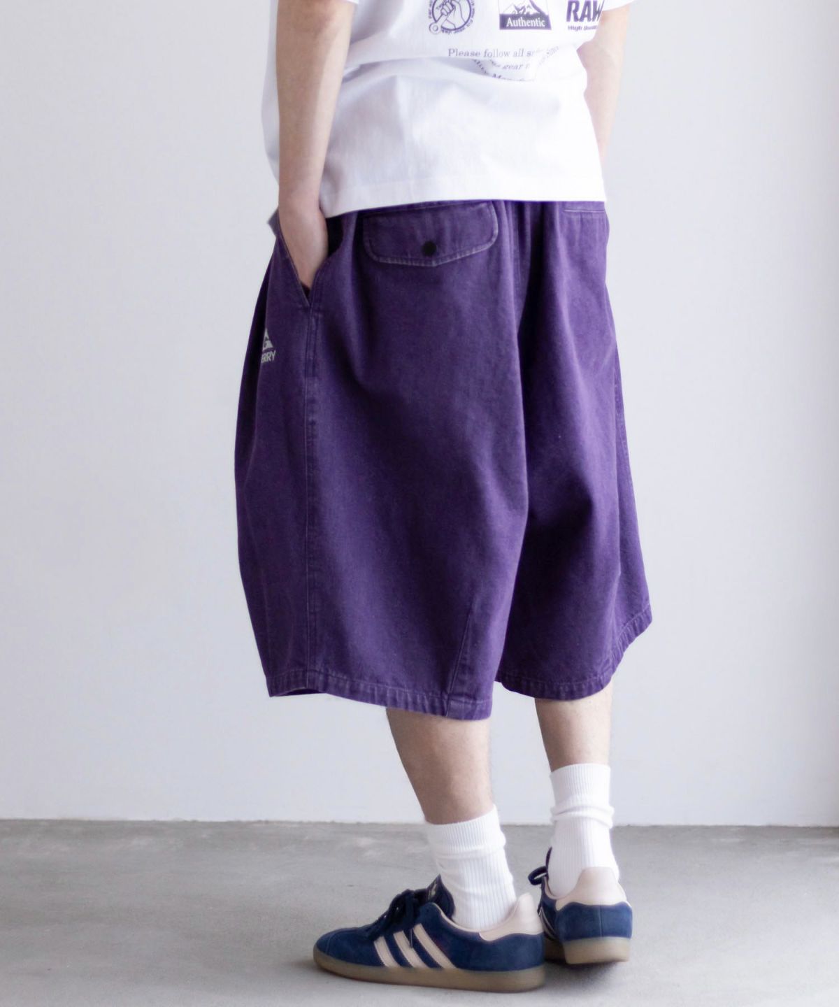 【WEB限定】GERRY タックワイドショートパンツ メンズ