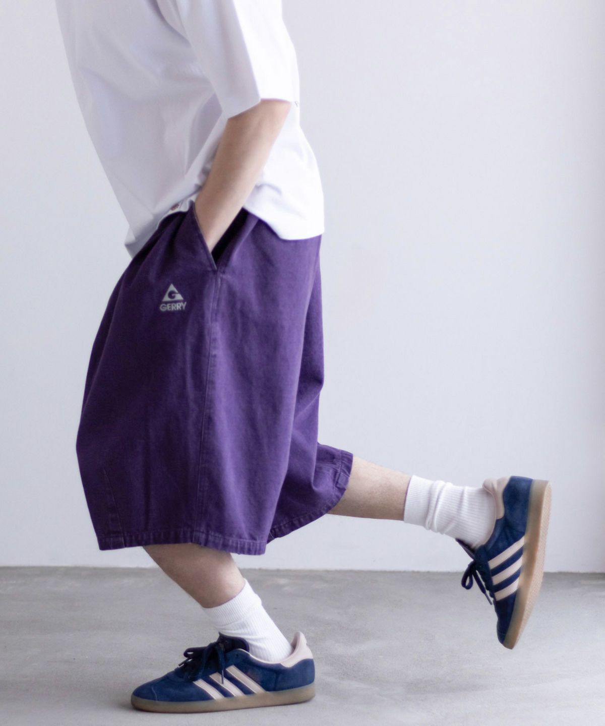 【WEB限定】GERRY タックワイドショートパンツ メンズ