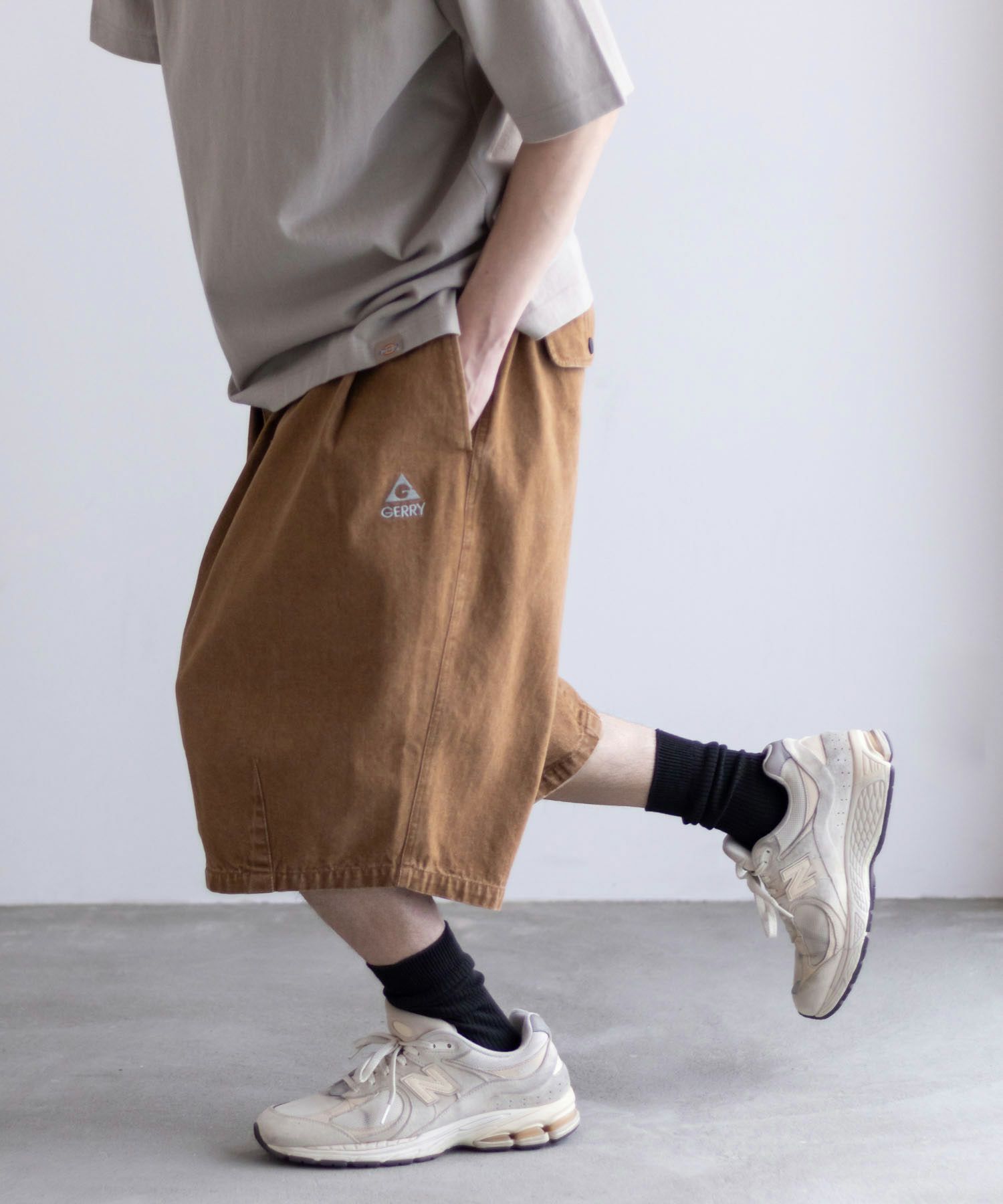 【WEB限定】GERRY  タックワイドショートパンツ メンズ商品画像-22