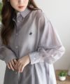 BEVERLY HILLS POLO CLUB シアー長袖シャツ レディース