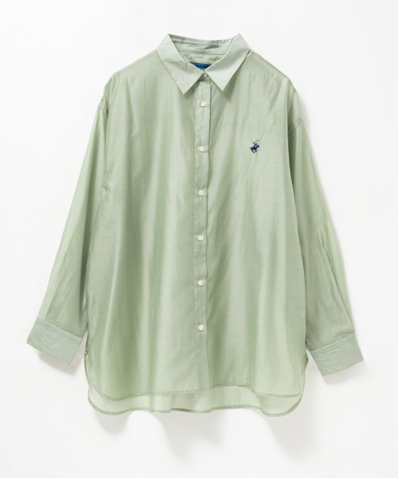 BEVERLY HILLS POLO CLUB シアー長袖シャツ レディース BEVERLY HILLS POLO CLUB シアー長袖シャツ レディース