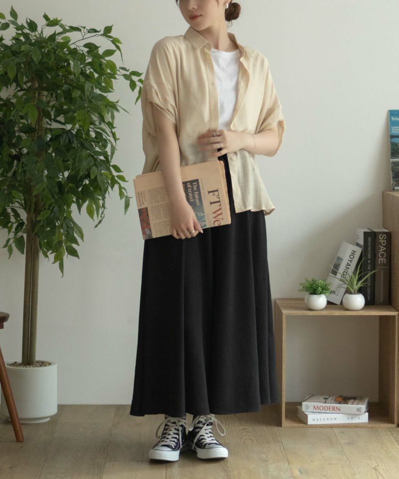 nAvy  袖リボン前開きシャツ レディース商品画像-10