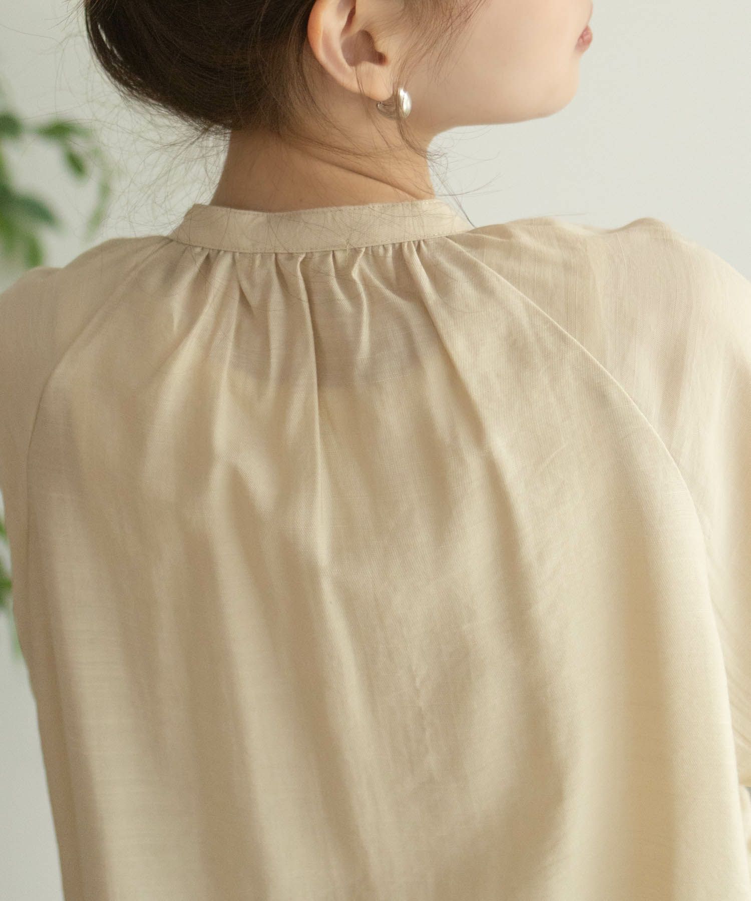 nAvy  5分袖スキッパーブラウス レディース商品画像-17