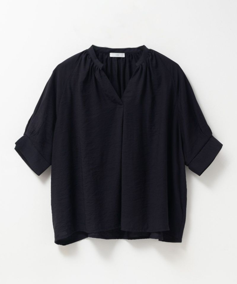 nAvy 5分袖スキッパーブラウス レディース商品画像-23