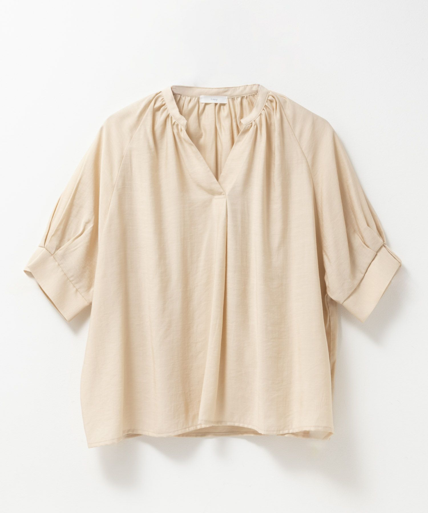 nAvy  5分袖スキッパーブラウス レディース商品画像-25