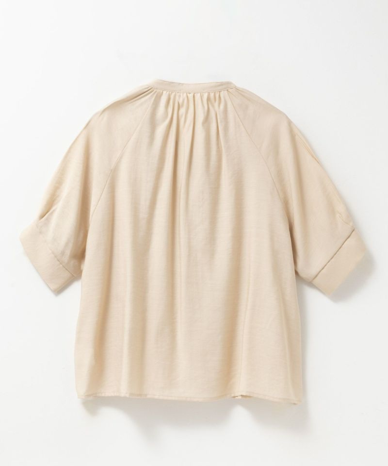 nAvy 5分袖スキッパーブラウス レディース商品画像-26