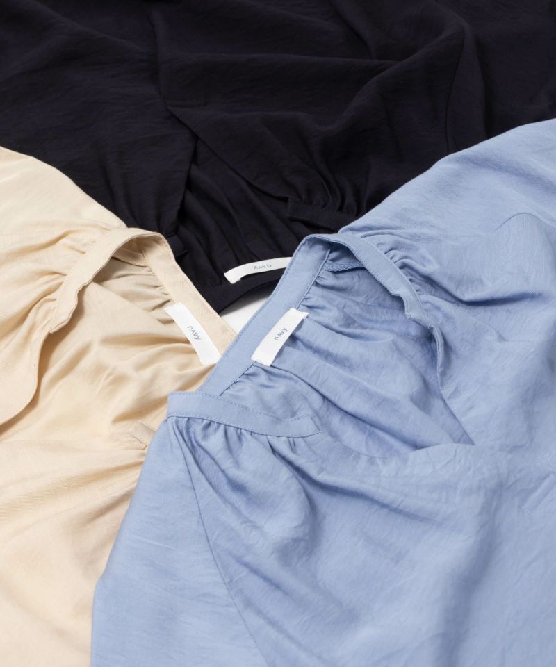 nAvy 5分袖スキッパーブラウス レディース商品画像-29