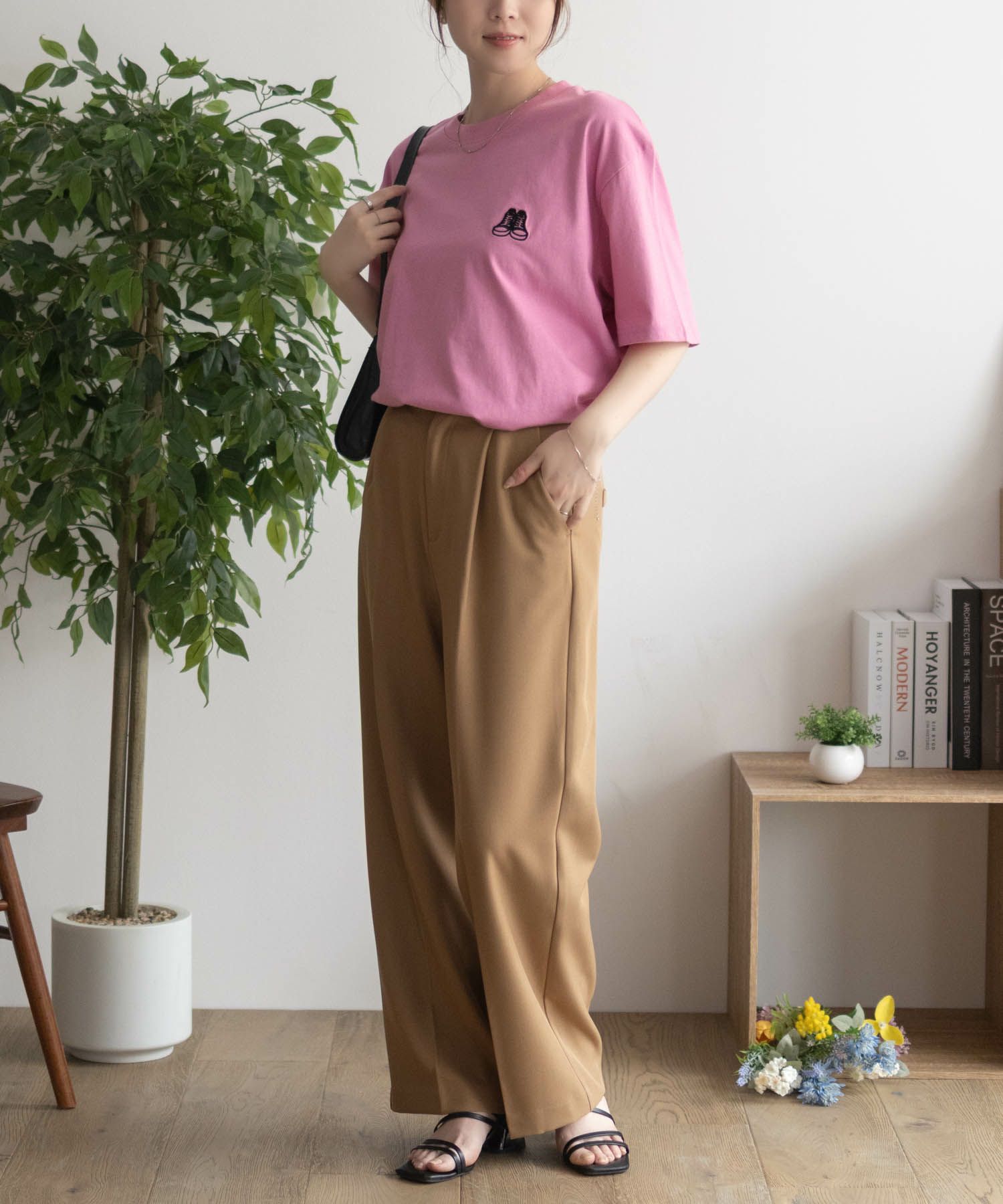 CONVERSE バックBOXプリントTシャツ レディース メール便 対応商品商品画像-14