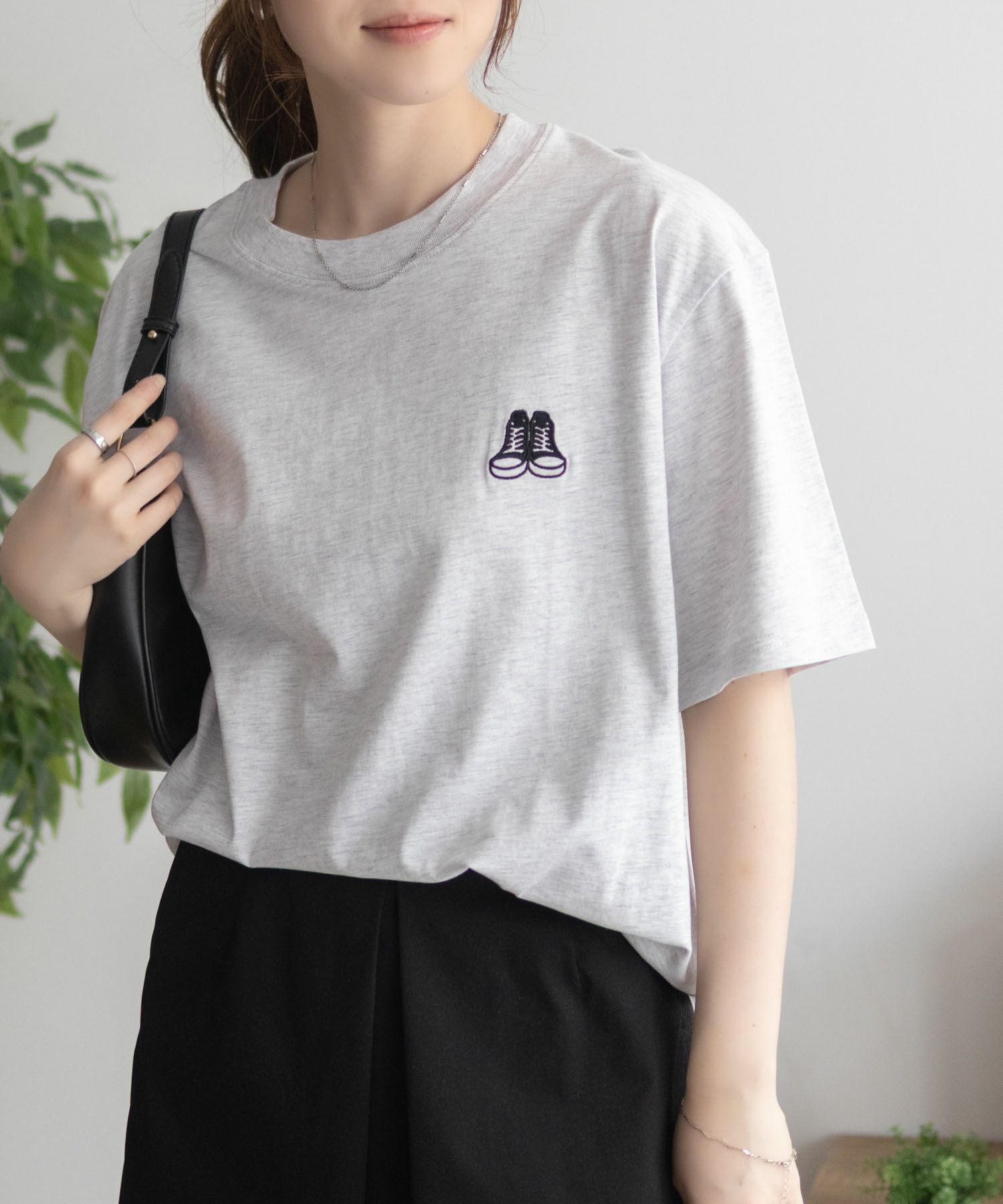 CONVERSE バックBOXプリントTシャツ レディース ネコポス 対応商品