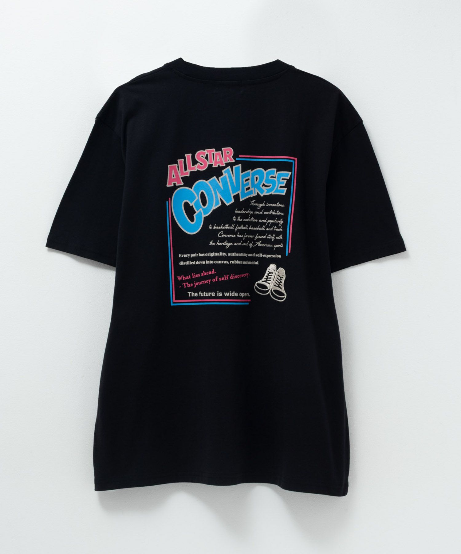 CONVERSE  バックBOXプリントTシャツ レディース メール便 対応商品商品画像-24