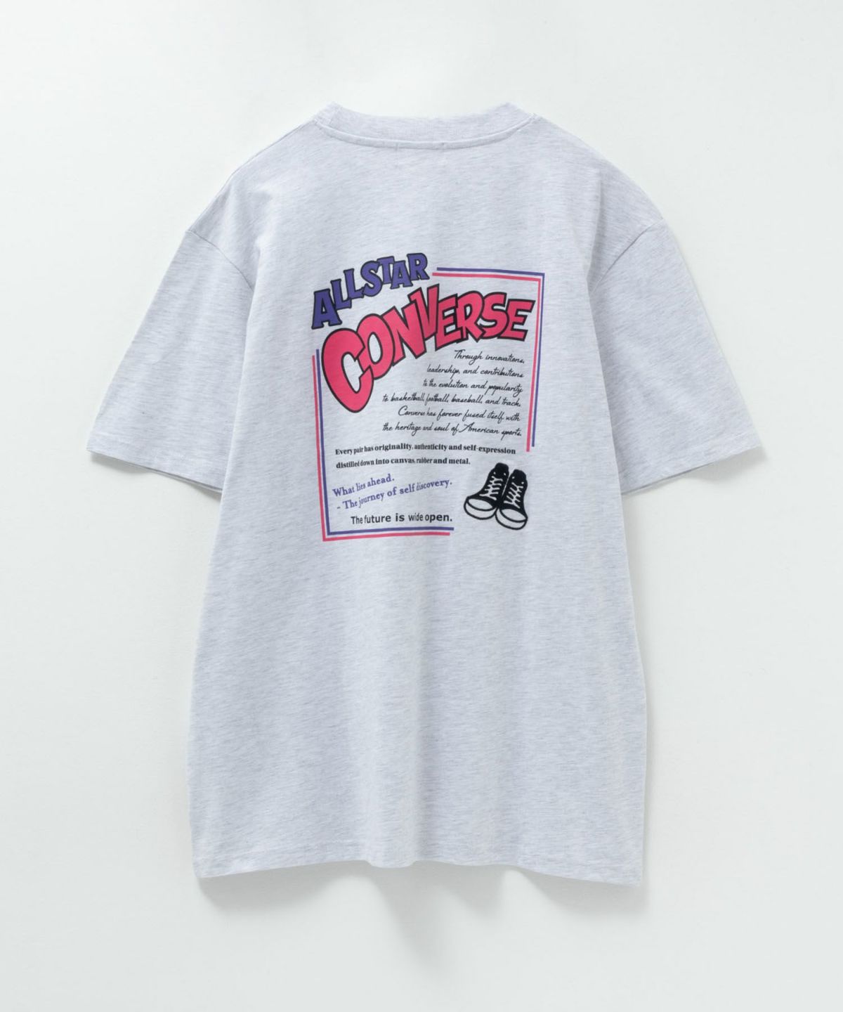 CONVERSE バックBOXプリントTシャツ レディース ネコポス 対応商品