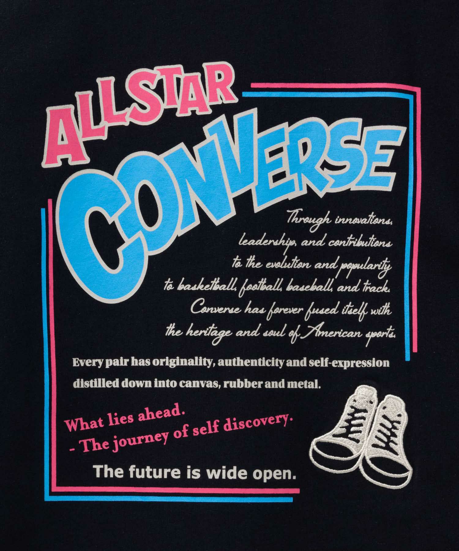CONVERSE  バックBOXプリントTシャツ レディース メール便 対応商品商品画像-32