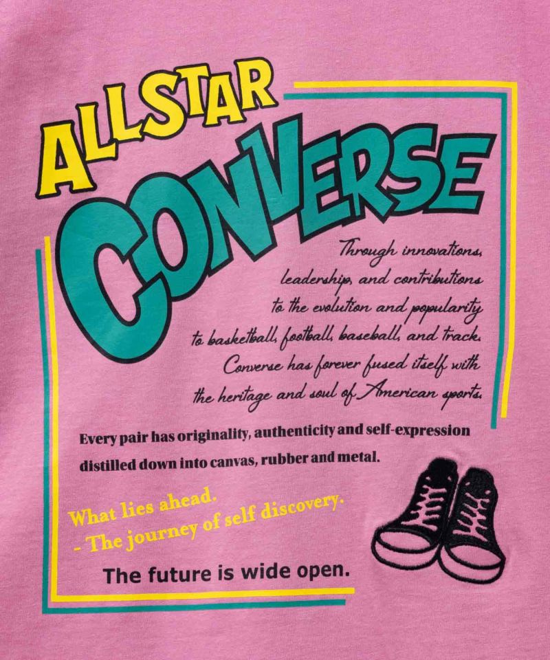 CONVERSE  バックBOXプリントTシャツ レディース メール便 対応商品商品画像-33