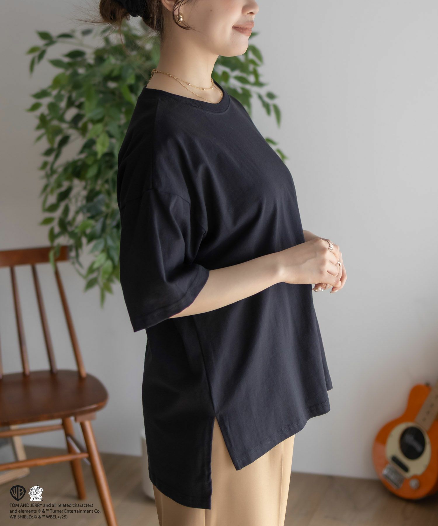 Tom and Jerry プリントTシャツ レディース ネコポス 対応商品