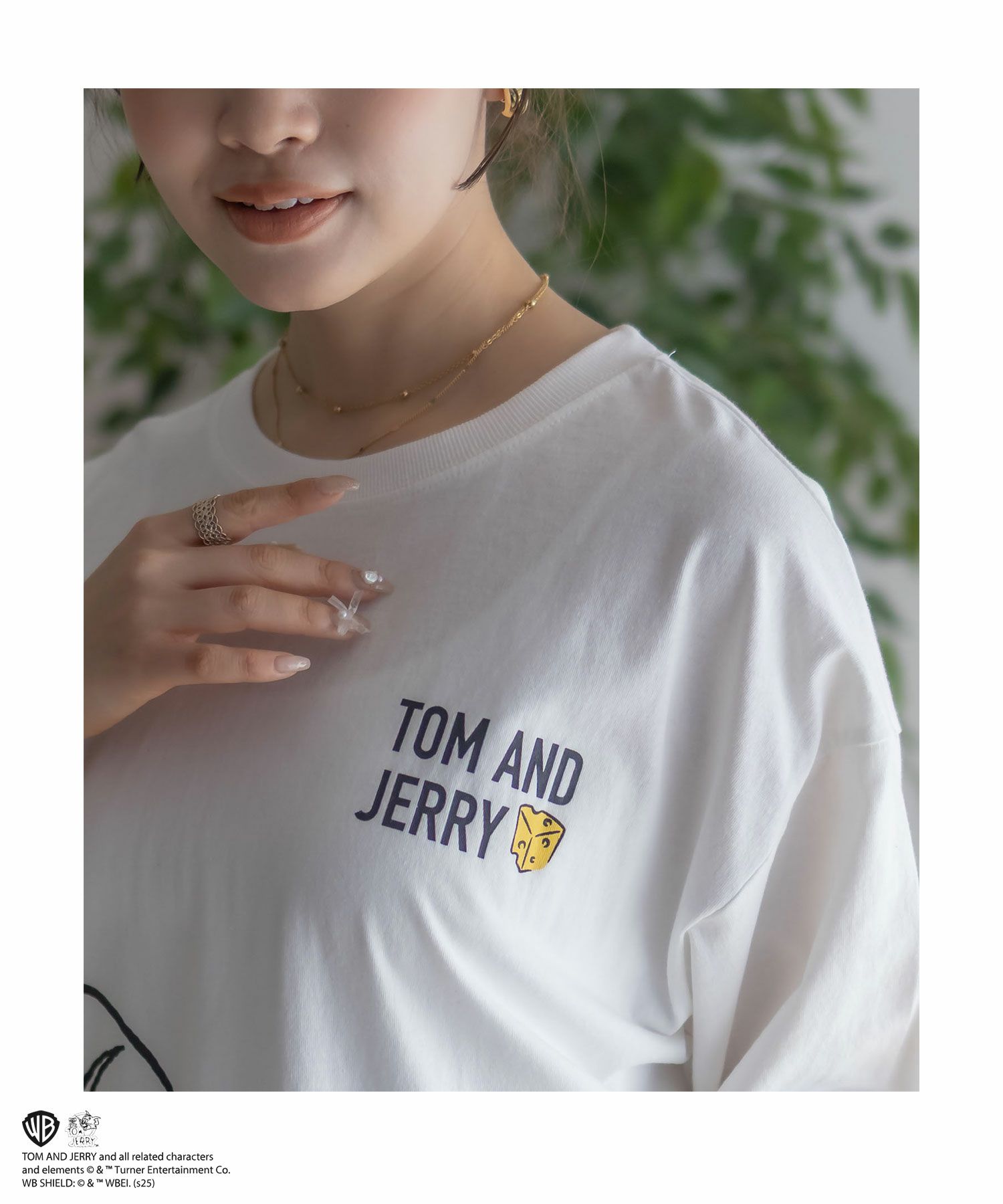 Tom and Jerry プリントTシャツ レディース メール便 対応商品商品画像-11