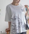 Tom and Jerry プリントTシャツ レディース メール便 対応商品商品サムネイル-12
