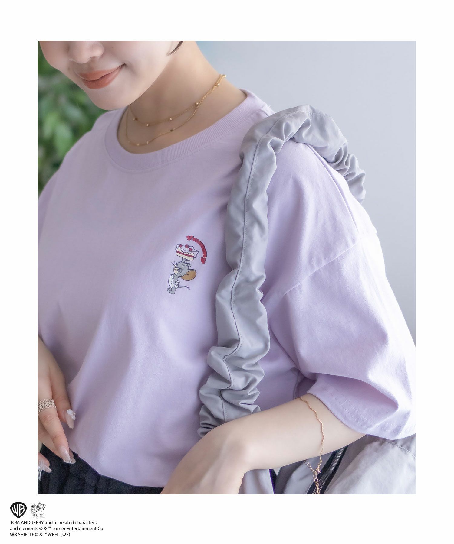 Tom and Jerry プリントTシャツ レディース メール便 対応商品商品画像-15