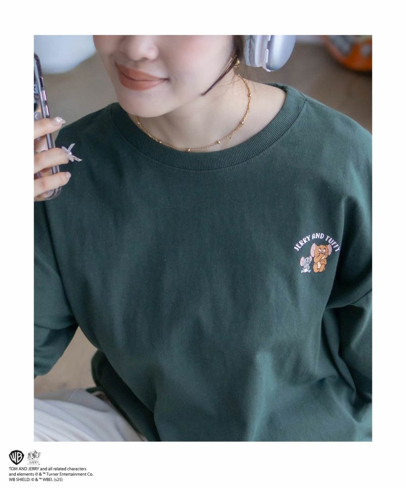 Tom and Jerry プリントTシャツ レディース メール便 対応商品商品画像-17