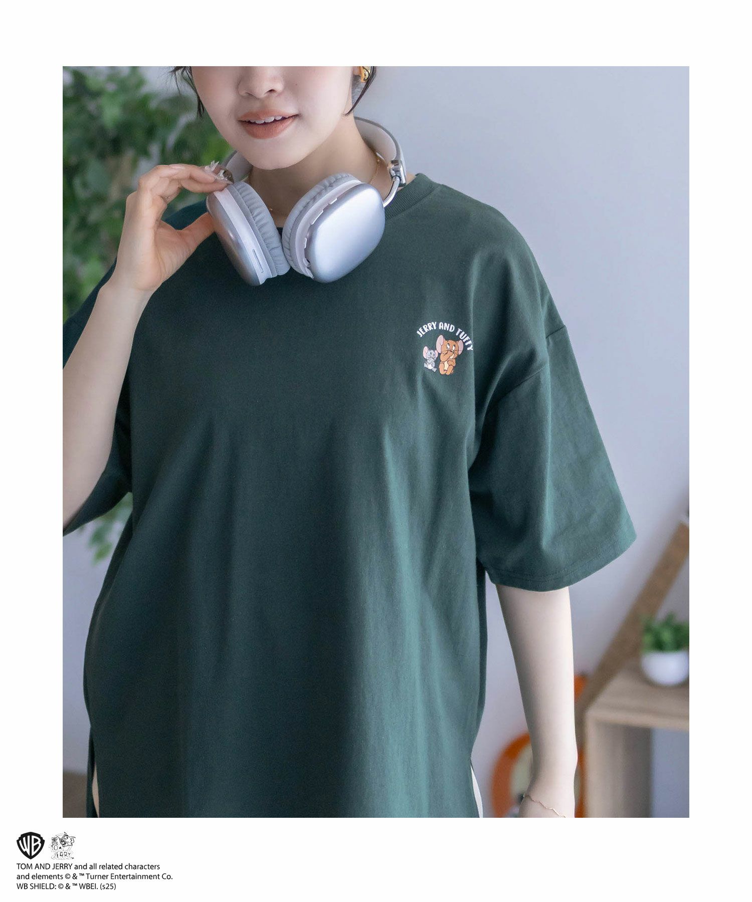 Tom and Jerry プリントTシャツ レディース メール便 対応商品商品サムネイル-18