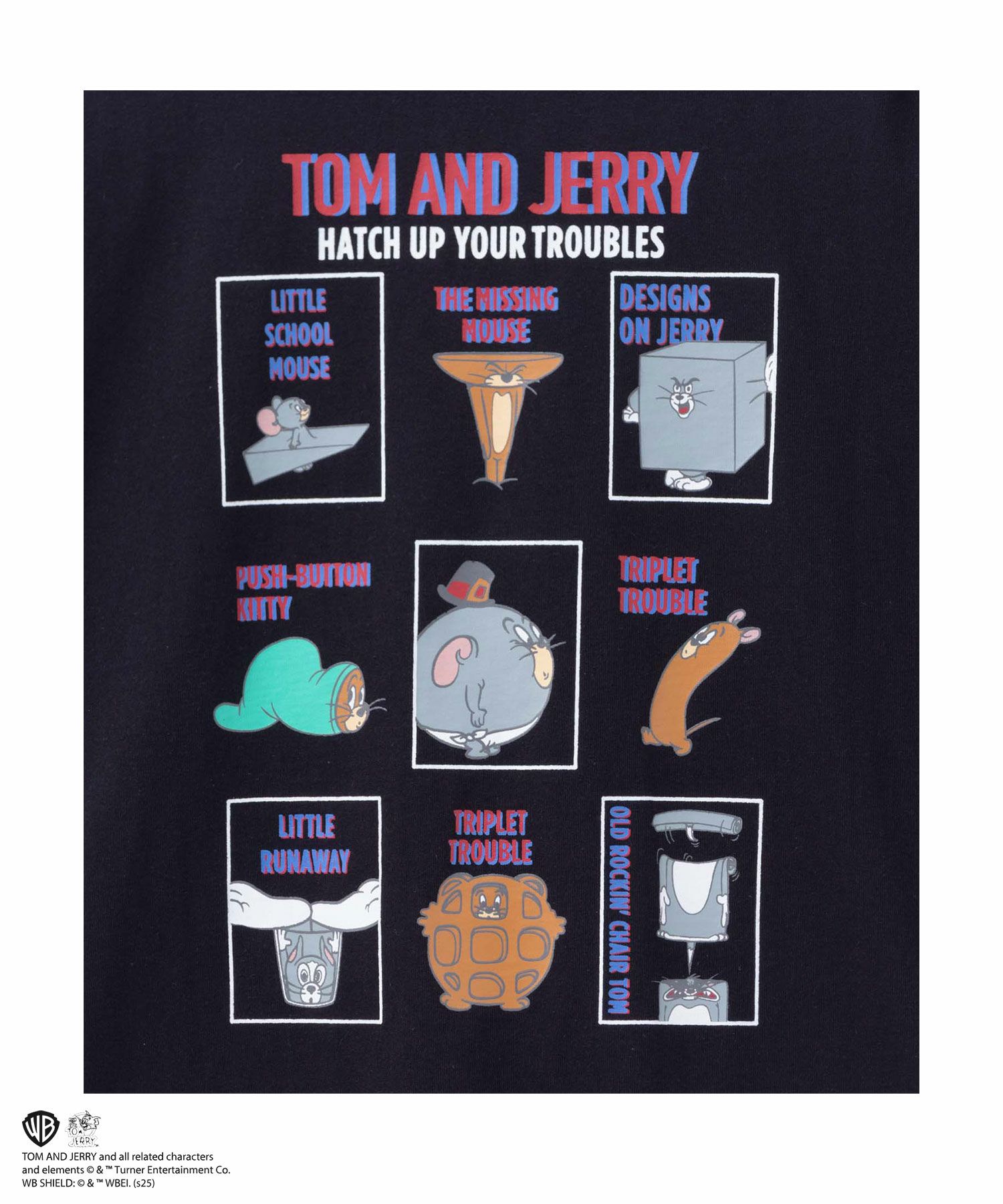 Tom and Jerry プリントTシャツ レディース メール便 対応商品商品サムネイル-28