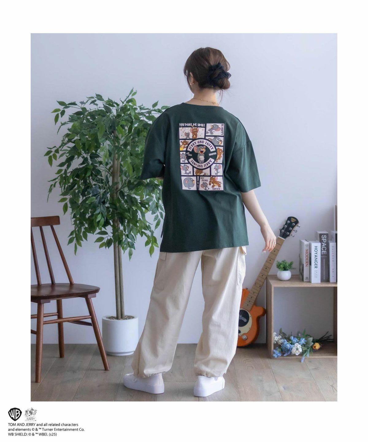 Tom and Jerry プリントTシャツ レディース ネコポス 対応商品